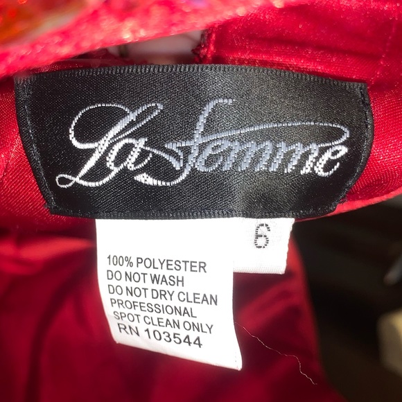 La Femme Sequin Mini Dress - Picture 6 of 7